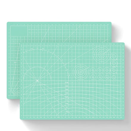 Art Craft Carving Mat Mint Green Double Sided A5 Cutting Mat