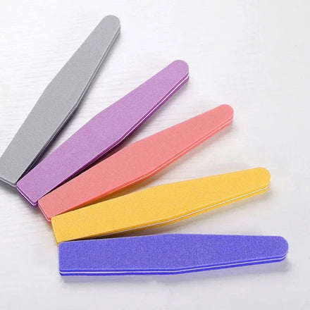 Professional Nail Buffer Diamond Double Sided Sponge File 100/180 Washable Block Grinding Manicure Pedicure Art Tools