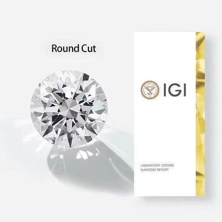 Starsgem Diamant Loose 0.5 1 Carat Round VVS Real Lab Diamante IGI Certified Hpht Lab Grown Diamond