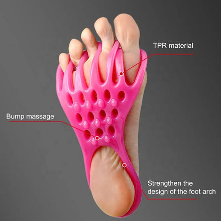 High Elasticity Toe Fitness Stretching Yoga Muscle Relaxation Sole Massage Foot Stretching Band Toe Spacers Corrector
