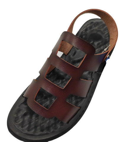 Men's Waterproof Platform Outdoor Winter Leather Sandals Anti-slip Casual Can Be Customized Color & Logo