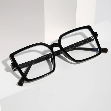 Anti Blue Light Optical Glasses Fashion Large Frame Glasses TR90