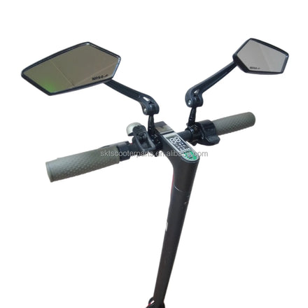Diameter 22mm 360 Degree Rotatable/Adjustable Rearview Mirror for Electric Scooter Bicycle Motorcycle Handlebar Rear View Mirror