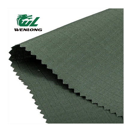 RTS Camouflage Ripstop Fabric Plain Dyed Anti Tearing Waterproof AM Green T/C 65/35 for Uniform