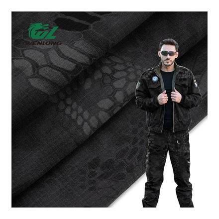 RTS TC80/20 Woven Plaid Printed Anti Tearing Camouflage Ripstop WR Fabric Kryptek Typhon Tactical Gears & Dress Garments