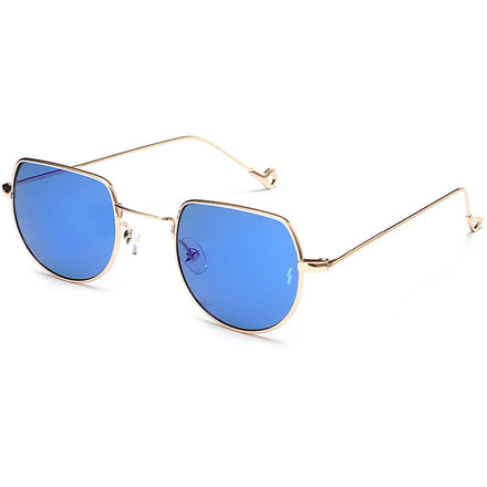 2024 Newest Fashion Polygon Retro Small Square Sunglasses Men Shades Vintage Sunglasses Wholesale Women