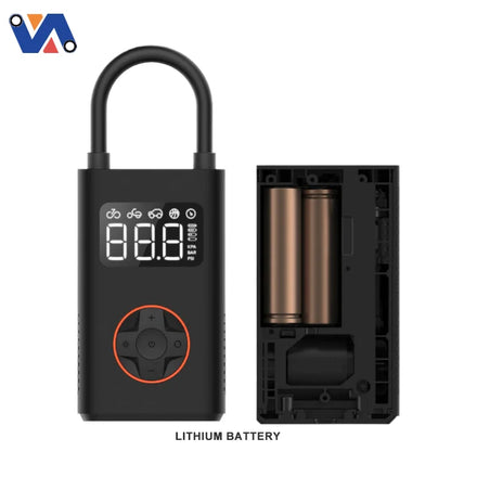 EU Warehouse Qicycle Electric Air Pump 5000mAh 150 psi Portable Inflating for E-Scooter Bicycle with Type-C Charging Port