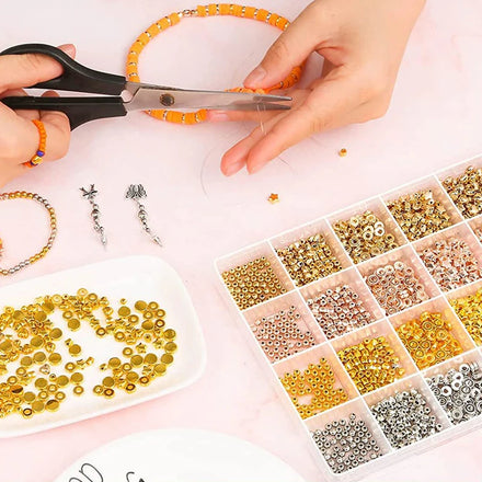 2160 Piece/kit Acrylic Spacer Bead Wholesale Circle Star Heart Shaped Loose Spacer Beads for Jewelry Making