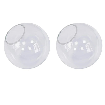 Hand Blown Clear Borosilicate Glass Ball Lamp Shade for Wall Lamp Pendant Lighting Table Lamp