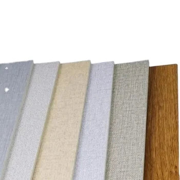 Amer Bamboo Charcoal Fiber Board Marble PET Film Laminated Wood Veneer Wall Panels