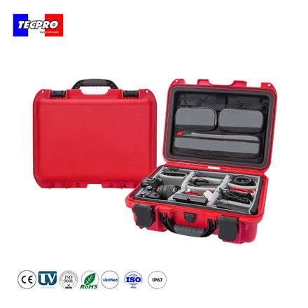 IP67 Waterproof case Hard Camera Shockproof Carry Equipment Camera Drone case with Customizable Liner