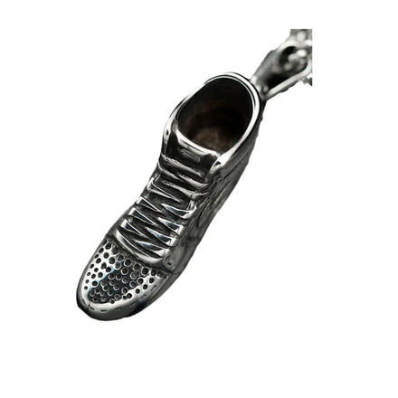 Wholesale non tarnish jewelry vintage hip hop stainless steel shoe pendant charm