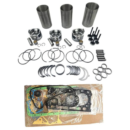 3D84 Overhaul Rebuild Kit Compatible for 3D84-5 Komatsu 3D84-1F 3D84-1GA PC20-5 PC20-6 PC30-6 PC38UU-1 Piston 129004-22080