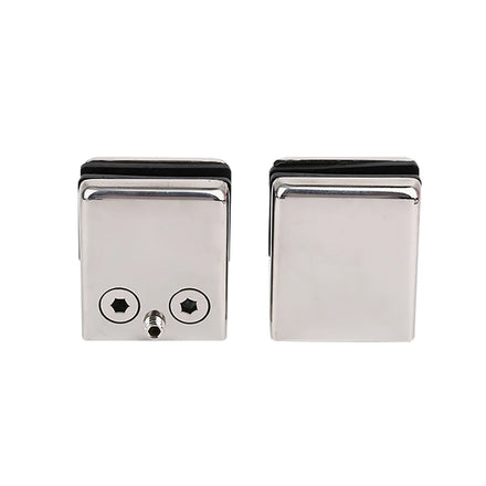 Fit Glass 8-10 Regular Size Wall Mounted Square Screen Clips Fitting Stainless Steel Shower Door Glass Clamp