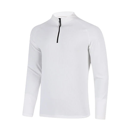 Men's Autumn Plus Size Spandex Printed Quarter Zip Hoodie Long Sleeve Active Performance Athletic Breathable Quick Dry