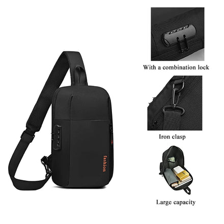Factory Custom 14-inch Sling Bag Hot Sale Water-Resistant Lightweight Daypack Summer Fashion Crossbody Backpack for Travel