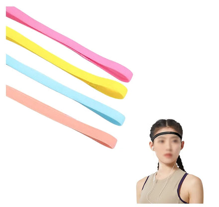 Unisex Non-slip Nylon Fabric Durable Lightweight Reusable Washable Sweat Guide Sports Hair Bands Fitness Yoga Running Headband