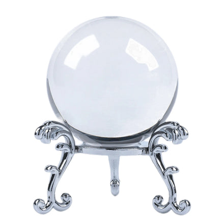 High Quality Mini Crystal Ball Paperweight Customized Laser Engraved Cheap Glass Ball with Stand Sphere Table Decor Craft