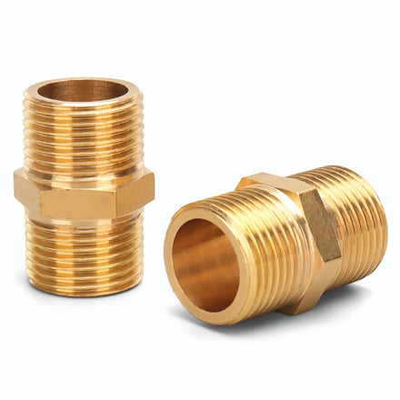Brass Tube Quick Fit Adapter Male Thread 1/8 1/4 3/8 1/2 3/4 1 BSP Fitting Coupler Fitting Water & Air Fitting