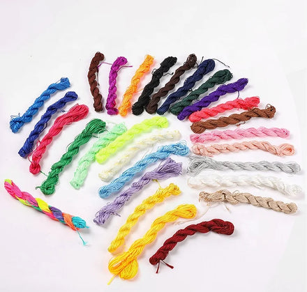 Wax Cotton Cord Waxed Thread Tag Rope Hanging Grain Thread Jewelry Accessories Braided Rope