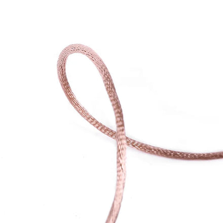 Korean Line Hand Braided Rope Chinese Knot Satin Cord Braided Pendant Bracelet Rope DIY Korean Line