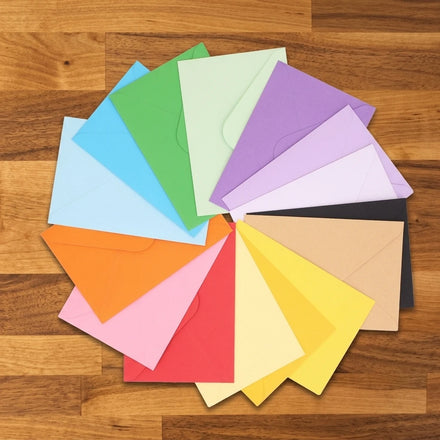 In Stock Wholesale European Style Multicolor C6 16x11cm Color Paper Envelope