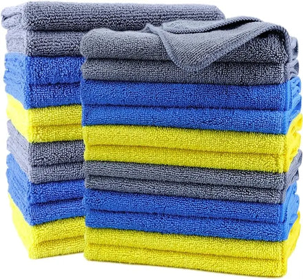 36pcs/ Pack 40*40cm Microfiber Quick Dry Car Cleaning Towel 300gsm Color Drying Cloths for Car Washing