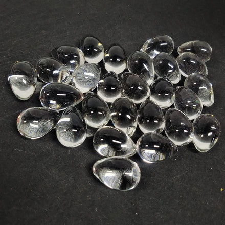 HZ Good Quality Clear Eggs & Yoni Black Obsidian Crystal Glass Egg