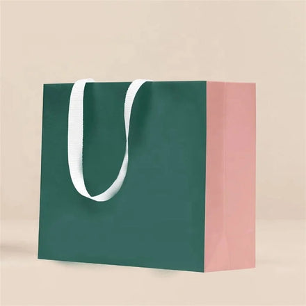 Makeup Gift Bag for Cosmetic Skin Care Packaging Square Bottom Paper Bag