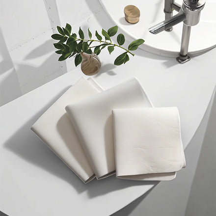 Biodegradable PVA Bath Sheets Soft Quick-Drying Light Weight Reusable Cleaning Cloth 30cm*30cm