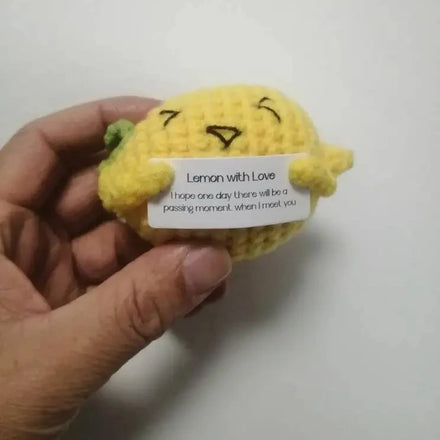 New Kawaii Positive Crochet Toys Potato Tomatoes Lemon Dolls-Novelty Gifts