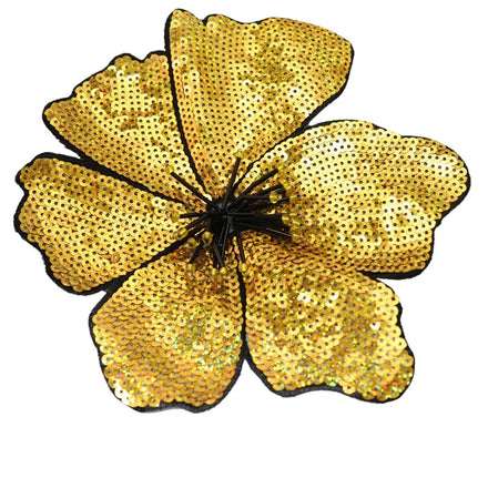 20cm extra Large Sequins Flower Clothing Accessories Decorative Flowers Beaded Hand Decals