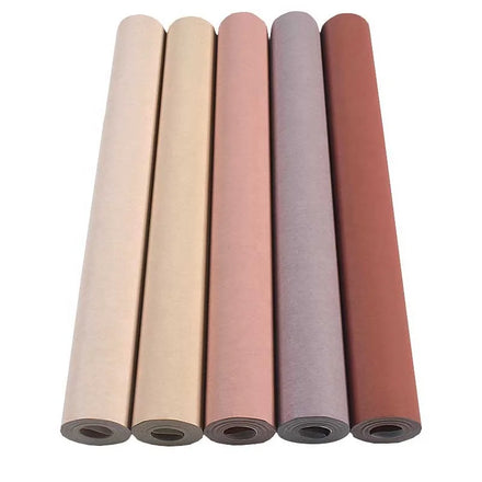 2024 House Decoration Interior Paper Wall Decor Modern Ins Morandi Pink Removable Wall Paper Rolls for Bedroom Background