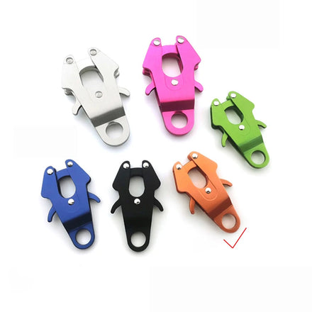 Wholesale Silver Self-Locking Pet Release Frog Clip Heavy Industry Application Belt Clamps Hardware Collar Buckles Hooks