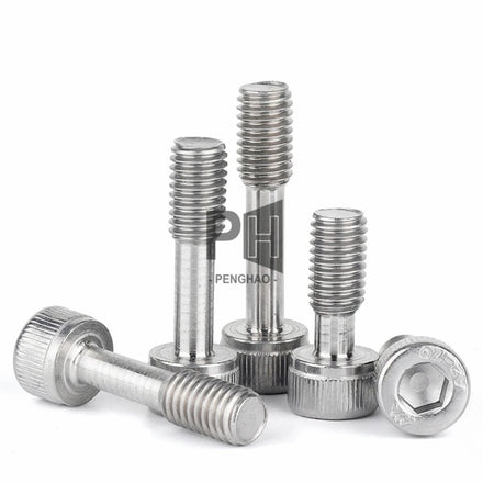 M3/M4/M5/M/6M8/M10 Stainless Steel Anti-loosening Screws Cup Head Half Tooth Hexagon Socket Head Cap Screws Captive Screws