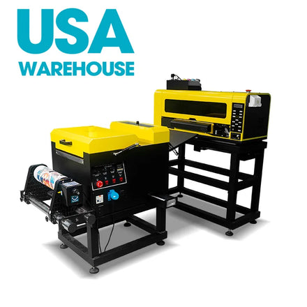 XinFlying USA Warehouse A3 Economic Automatic DTF Powder Shaker and Dryer Machine with Dual Original XP600 Printhead