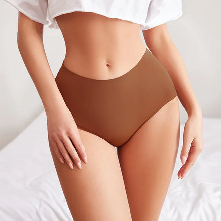 Women High Waist Seamless Full Coverage Culotte Culotte Menstruelle Leakproof Menstrual Underwear Seamless Period Panties
