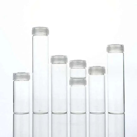Ru Star Wholesale Cosmetic Clear Empty D30mm Straight High-Boronic Storage Vial with Screen Printing and Customized Options