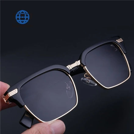 Teenyoun High Quality Retro Polarized Sunglasses UV400 Men Sunglasses Vintage Mens Sunglasses Luxury 2024 Wholesale
