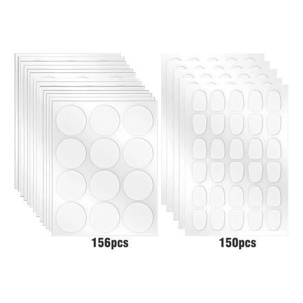 306pcs Heavy Duty No Trace Transparent Double Sided Adhesive Dots for Poster Craft DIY Office