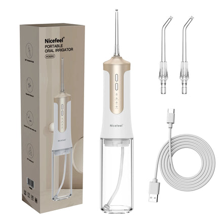 2024 FC5200 for New Design Electric Dental Water Flosser with 3 Working Modes IPX-7 Waterproof 1400mAh Battery 240ml Tank