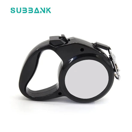 Subbank Custom Sublimation Retractable Dog Leash Printable Logo Blanks Sublimated Pet Leashes Traction Rope