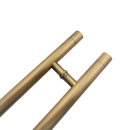 Gold Color Brass Door Pull Handle Back Shower Enclosure Room Glass Door Pull Handle