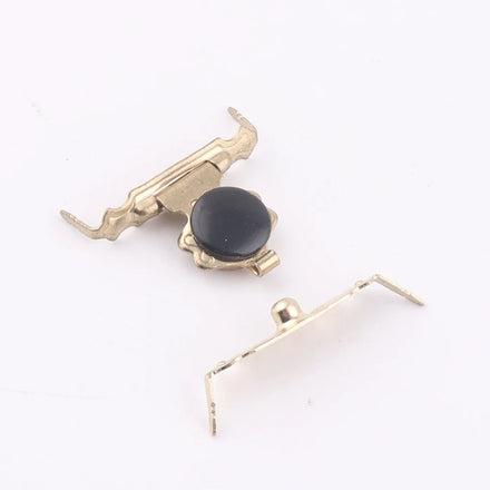 Brass Small Metal Wooden Jewelry Box Brooches Clasp Lock for Cigar Box