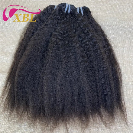 Yaki Virgin Brazilian Raw Human Hair Bundles Single Donor Kinky Straight Hair Wave Human Hair Extension Vendor