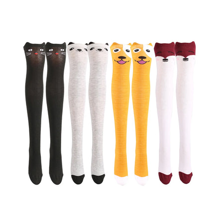 Wholesale Cute Animal Over the Knee Socks Women Long Knee Length Thigh High Socks for Girls