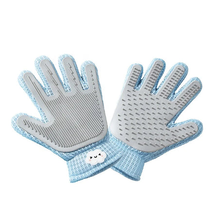 Upgraded Version Cute Design Pet Deshedding Brush Glove Hair Remover Pet Washing Grooming Massage Gloves