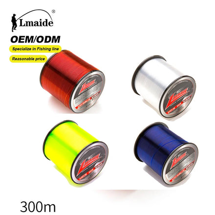Lmaide New Style 300m Linha De Pesca Fishing Line Nylon Monofilament Fishing Line Nylon Fishing Line For Sale