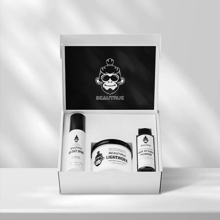 BEAUTRUE Private Custom Luxury Hair Styling Kit Volumizing Powder Clay Pomade Sea Salt Spray for Hair Texture Volume Styling Set