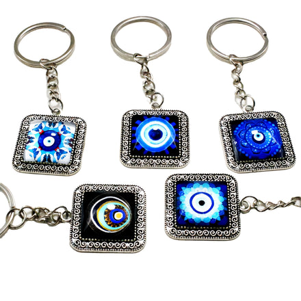 Custom Printing K9 Crystal & Metal Alloy Keycains with Custom Logo-DIY Event Gifts